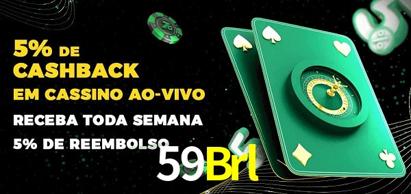 Promoções do cassino ao Vivo 59Brl